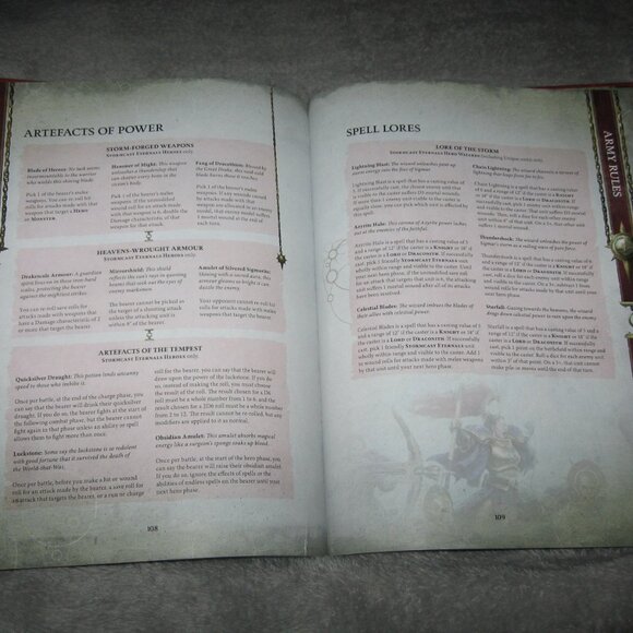Warhammer Hardcover Book 40,000 40K Order Battletome: Stormcast Eternals 2409A7 - Picture 12 of 13